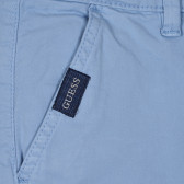 Памучни къси панталони, сини Guess 239099 2