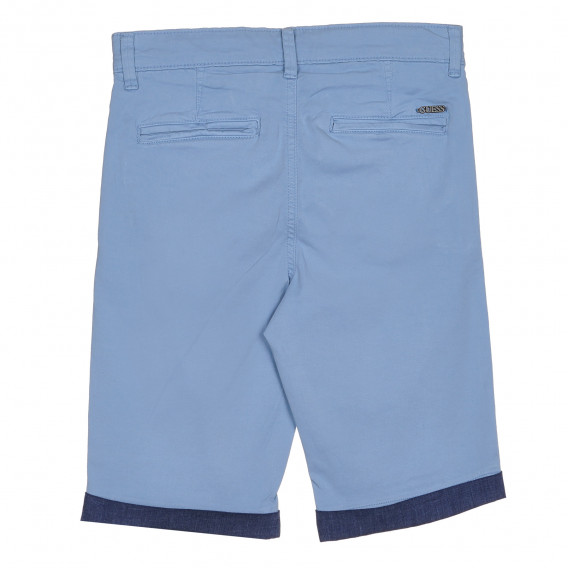 Памучни къси панталони, сини Guess 239101 4
