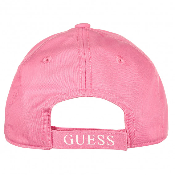 Памучна шапка с козирка, розова Guess 239247 3
