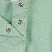 Памучна блуза с щампа за бебе в ментов цвят Idexe 239331 3