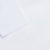 Памучна тениска с графичен принт, бяла Idexe 239423 3