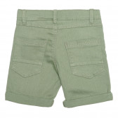 Памучни къси дънкови панталони, зелени Idexe 239514 4