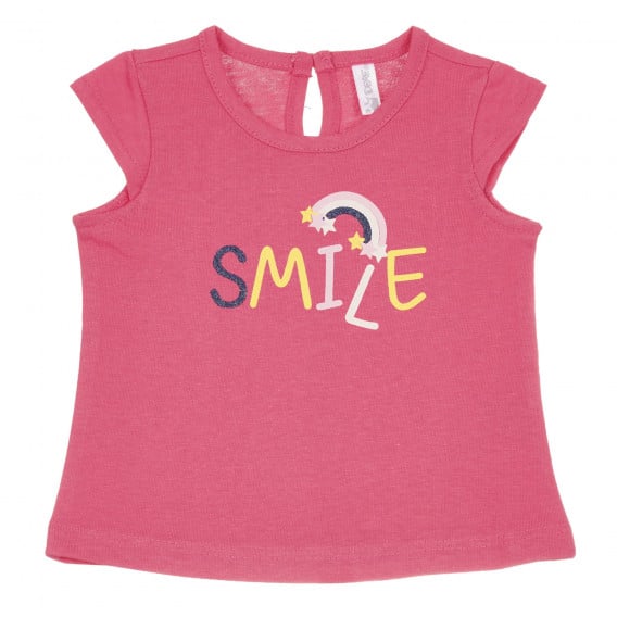 Памучен комплект Smile за бебе, розово жълто Idexe 239735 2