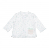 Памучна блуза за бебе с декорация сърце, многоцветна Idexe 239882 