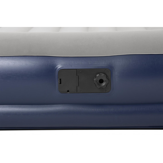 Надуваем двоен дюшек Tritech Airbed Queen, с вградена помпа(220V-240V), 203 х 152 х 36см, сиво и синьо Bestway 239968 4