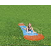 Надуваема единична детска водна пързалка H2OGO! Single Slide, 5.49м синьо и оранжево Bestway 240056 7