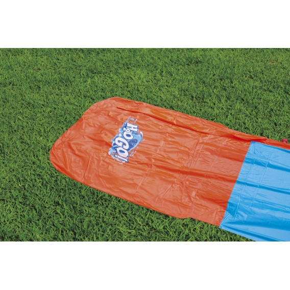 Надуваема единична детска водна пързалка H2OGO! Single Slide, 5.49м синьо и оранжево Bestway 240061 2