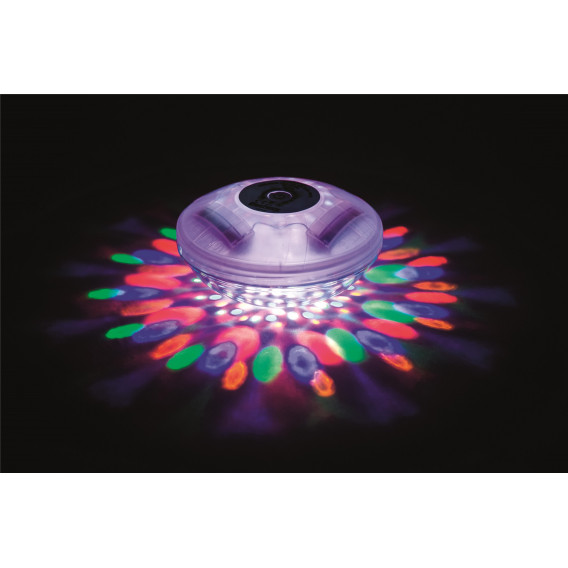 Плаваща LED лампа за басейн Flowclear LED Floating Pool Light,  21 х 21 х 8 см, бяла Bestway 240169 12