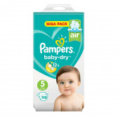 Пелени Baby-Dry, размер 5, 108 бр. Pampers 240188 