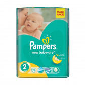 Пелени New Baby-Dry, размер 2, 76 бр. Pampers 240189 