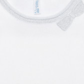 Памучна блуза с блестящ акцент за бебе Idexe 240232 2