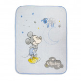 Бебешко одеяло 140 х 110 см Мики Маус, синьо Mickey Mouse 240530 