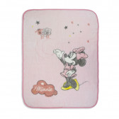 Бебешко одеяло 140 х 110 см Мини Маус, розово Minnie Mouse 240533 