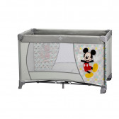 Кошара на едно ниво MICKEY MOUSE, с колелца, за матрак 120 х 60 см, сива Mickey Mouse 240539 2