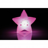 Детска LED лампа Звездичка, 17 х 10 х 9 см, розово Inter Baby 240591 3