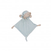 Бебешко одеяло 80 х 100 см в комплект с мека кърпа за гушкане 28 х 17 см Мече, зелено Inter Baby 240596 2