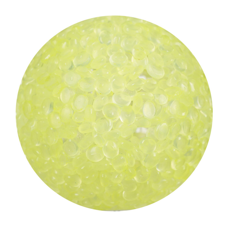 Дрънкаща топка- fantasy, жълта  240803