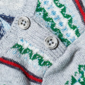 Пуловер за момче на разноцветно райе Benetton 24093 4