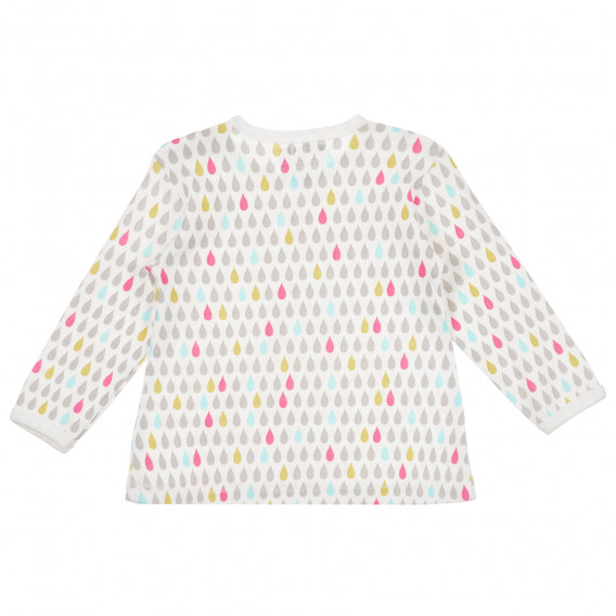 Пижама многоцветна от 2 части , органик памук за момиче NINI 241241 3