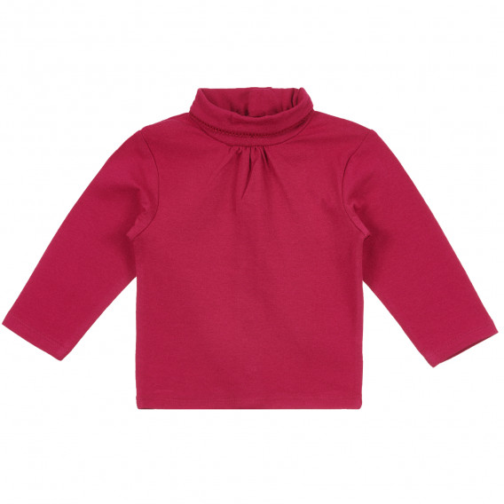 Блуза с дълъг ръкав за бебе момиче розова KIABI 241258 