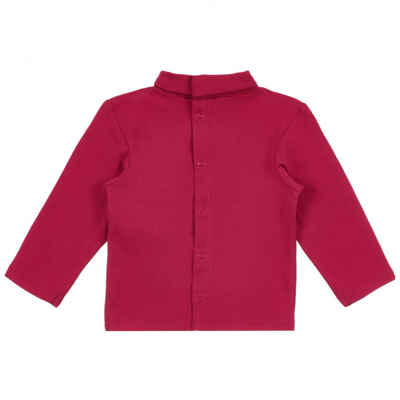 Блуза с дълъг ръкав за бебе момиче розова KIABI 241260 3