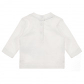 Памучна блуза с дълъг ръкав и принт за бебе момче Chicco 241327 2