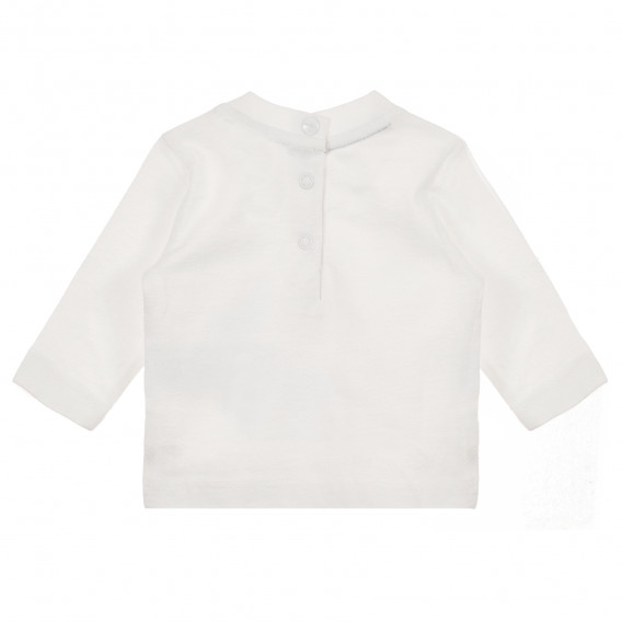 Памучна блуза с дълъг ръкав и принт за бебе момче Chicco 241327 2