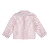 Карирана риза с дълъг ръкав за бебе за момче, розова Neck & Neck 241340 3