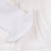 Блуза с дълъг ръкав за бебе за момиче бяла Neck & Neck 241351 2