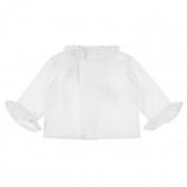 Блуза с дълъг ръкав за бебе за момиче бяла Neck & Neck 241352 3