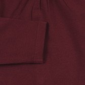 Памучна блуза с дълъг ръкав за бебе момиче червена KIABI 241404 2