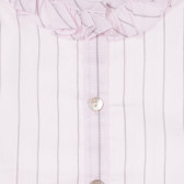 Раирана риза с къдрички за бебе за момиче розова Neck & Neck 241509 2