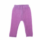 Плетен комплект за бебе момиче от два вида плетка Benetton 24154 2