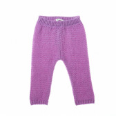 Плетен комплект за бебе момиче от два вида плетка Benetton 24155 3