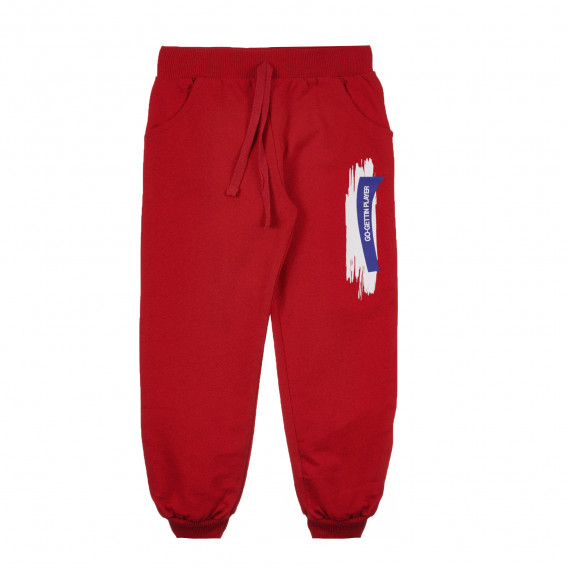 Комплект от две части суитшърт със спортен панталон, червен Acar 241552 3