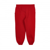 Комплект от две части суитшърт със спортен панталон, червен Acar 241553 4