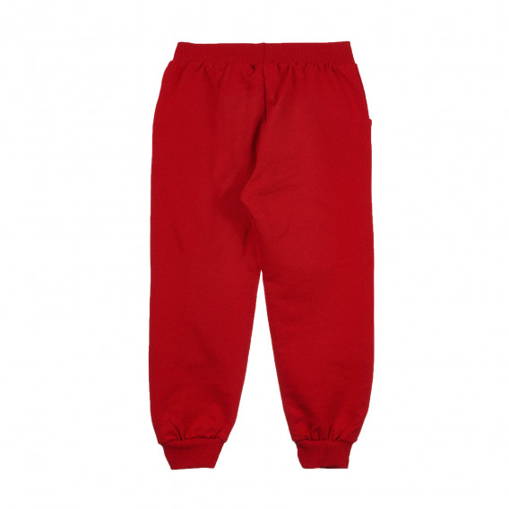 Комплект от две части суитшърт със спортен панталон, червен Acar 241566 6