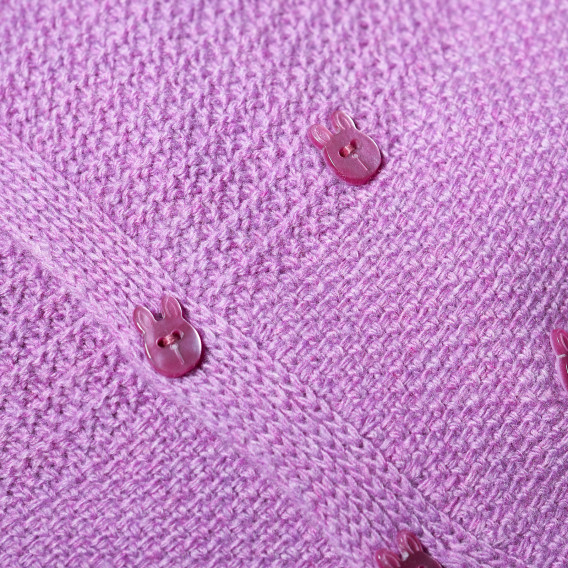 Плетен комплект за бебе момиче от два вида плетка Benetton 24158 5