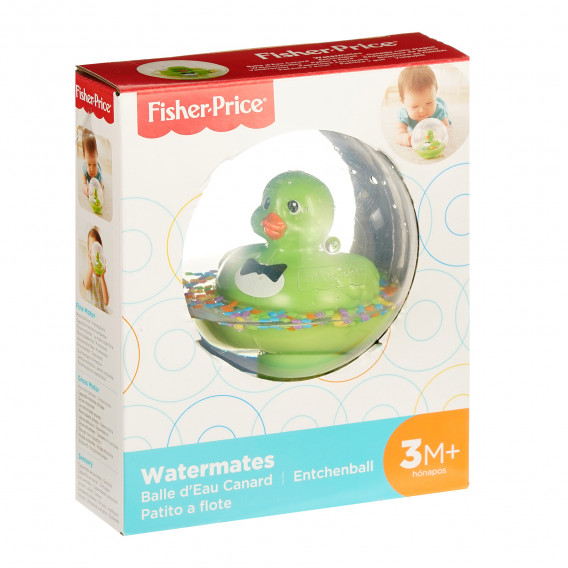 Детска топка с плаващо зелено пате Fisher Price  241689 2