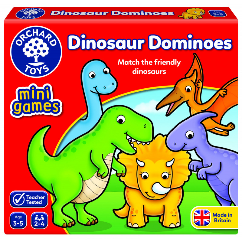 Настолна игра - Домино с динозаври  242214