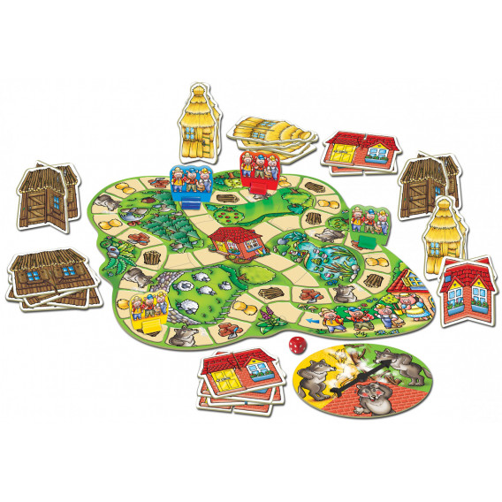 Настолна игра - Три малки прасенца Orchard Toys 242256 3