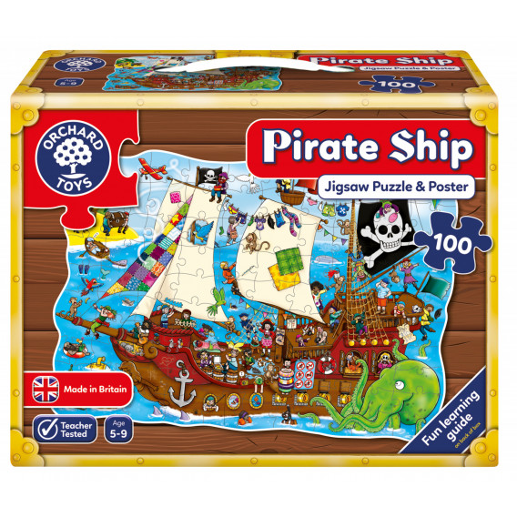Пиратски кораб - пъзел Orchard Toys 242265 