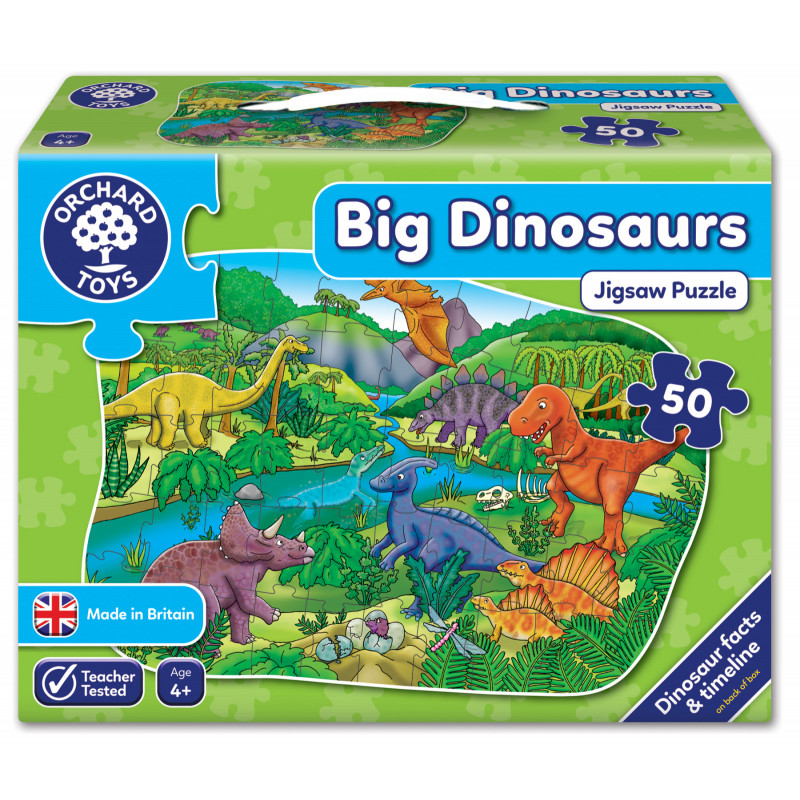 Големи динозаври - пъзел  242272