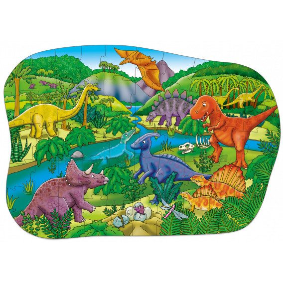 Големи динозаври - пъзел Orchard Toys 242273 2