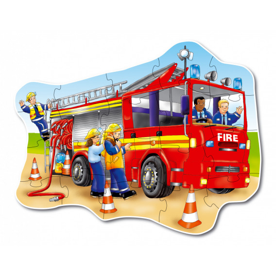 Голямата пожарна - пъзел Orchard Toys 242275 2