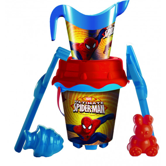 Комплект за пясък SPIDERMAN - 7 части, 18 см, многоцветен Spiderman 242294 