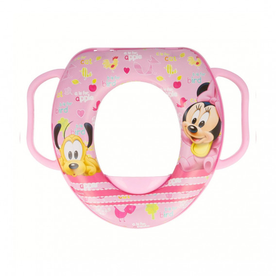 Мини WC седалка за деца, с картинка Мини Маус, цвят: Розов Minnie Mouse 242331 