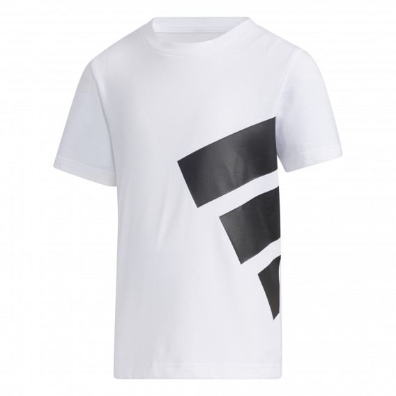 Комплект от две части тениска и къси панталони Tee Set в бяло и черно Adidas 242582 2