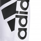 Комплект от две части тениска и къси панталони Tee Set в бяло и черно Adidas 242584 4