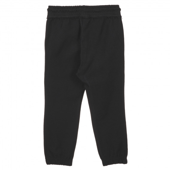 Памучен панталон, черен Benetton 243154 3